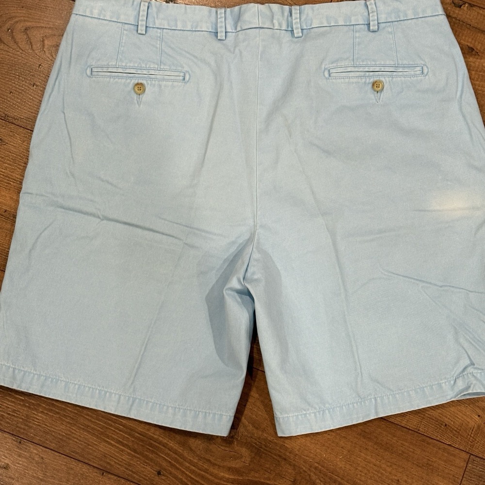 Peter Millar Shorts Mens 40 Beige Golf Outdoor Khaki Blue X2 Lot Flat Front - Picture 9 of 10
